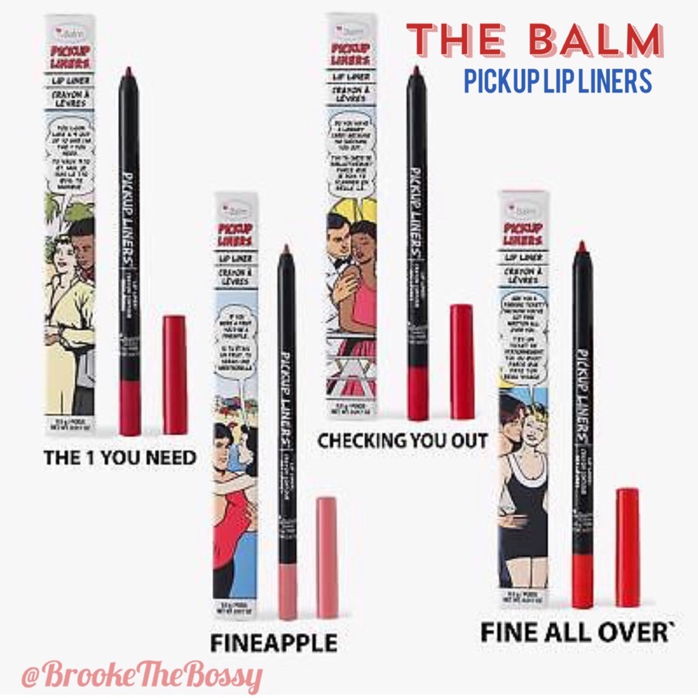 💋😱NIB THE BALM Pickup Liners 4 shades available